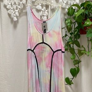 One Teaspoon High-Low Pastel tie-dye Dress